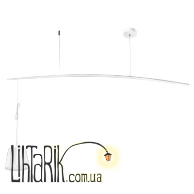 BL-548S/1x7W WW WH люстра (Brille 23-515)