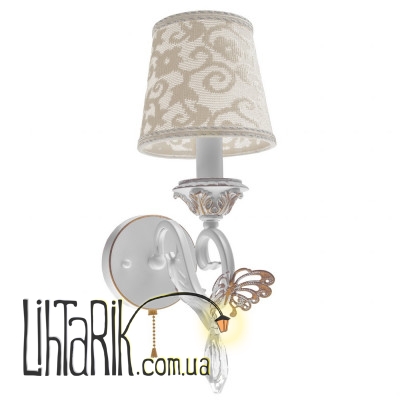 BKL-664W/1 E14 WH+G бра (Brille 29-034)