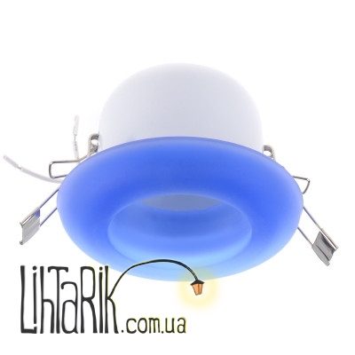 HDL-G01 blue светильник точечный декоративный (Brille 162004)