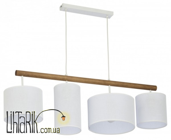 TK Lighting Подвесная люстра DEVA WHITE 4106