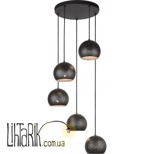 Люстра TK Lighting BRILLO BLACK - 2307