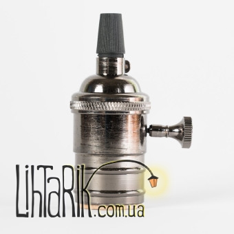 Levistella Латунный патрон с выключателем черный