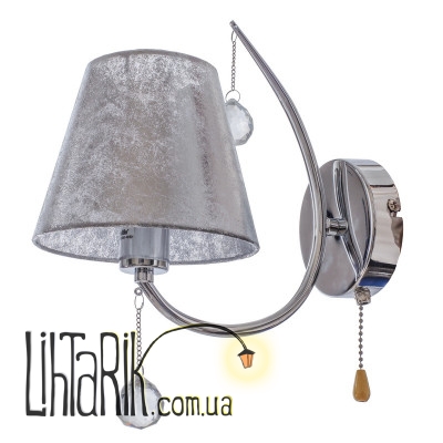 BKL-676W/1 E14 CH бра (29-089)