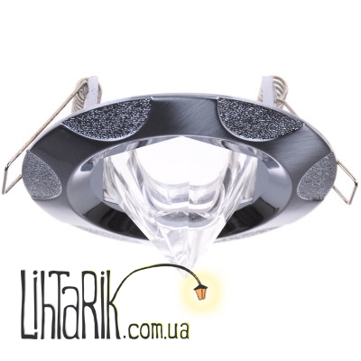 HDL-DS 69 PCH/CH светильник точечный декоративный (Brille 163915)