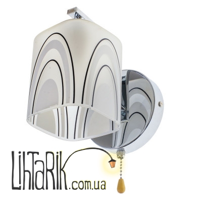 LK-647W/1 E27 CH бра (29-086)