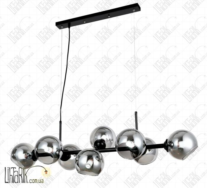 Levistella потолочная подвесная люстра 909XL3065-8 BK BK (909XL3065-8 BK+BK)