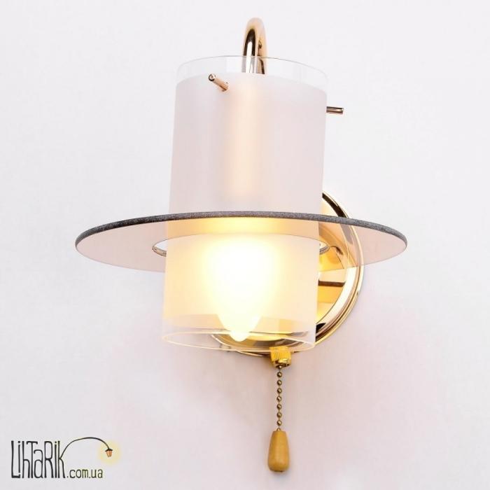 LK-382W/1 E14 G Бра с выключателем (Brille L67-086)