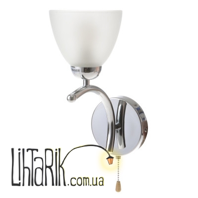 LK-077W/1 E14 CH Бра с выключателем (Brille L66-032)