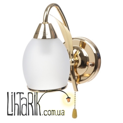 LK-157W/1 AB Бра с выключателем (Brille 187614)