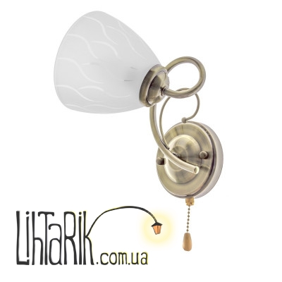 LK-595W/1 E27 AB бра (Brille 26-939)