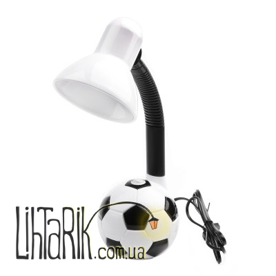 "TP-015 E27 WH Настольная лампа ""Футбол"" для детской" (Brille 25-039)