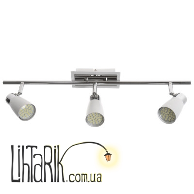 HTL-176/3 GU10 WH светильник спот (Brille 26-414)