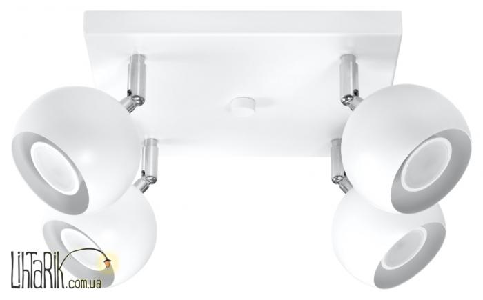 SOLLUX LIGHTING Светильник припотолочный OCULARE 4 Biay SL.0440