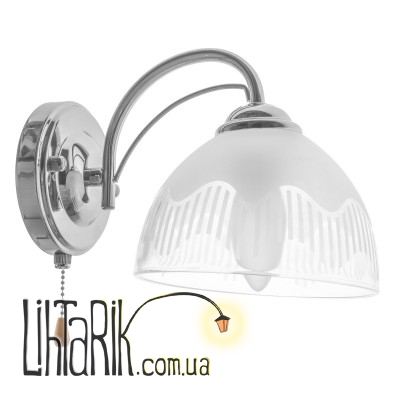 LK-593W/1 E27 CH бра (Brille 26-937)