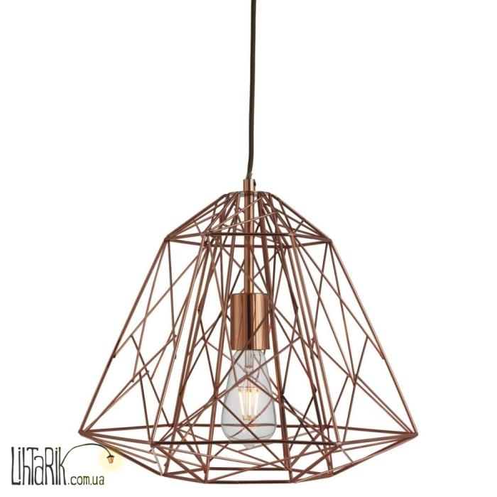Подвесной светильник Searchlight GEOMETRIC CAGE 7271CU