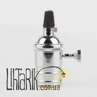 Levistella Алюминиевый патрон с выключателем серебристый