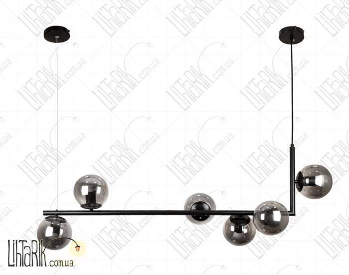 Levistella потолчная люстра 7528419-6 BK+BK