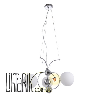 BL-292S/3 E27 CH Люстра подвесная (Brille 22-408)