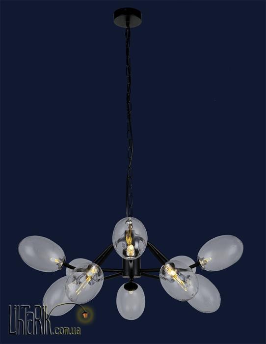 Levistella подвсная люстра 756LPR0235-10 BK CL (756LPR0235-10 BK+CL)