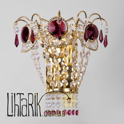 BCL-374W/2 E14 Бра хрустальное (Brille L115-004)