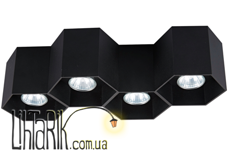 Потолочный светильник Zuma Line POLYGON 20037-BK