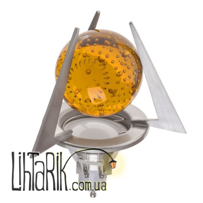 HDL-BA CHR/YELLOW светильник точечный декоративный (Brille 164007)