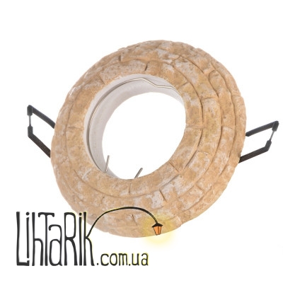 HDL-GA3 G5.3 Ant/YL светильник точечный (Brille 36-058)