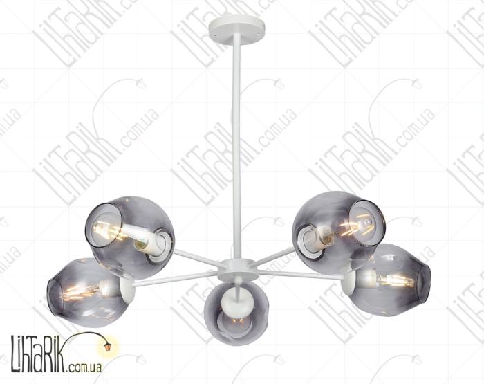 Levistella потолочна люстра 7526039-5 WH BK (7526039-5 WH+BK)