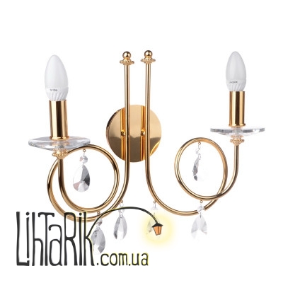 BCL-408W/2 бра свеча (Brille 186508)