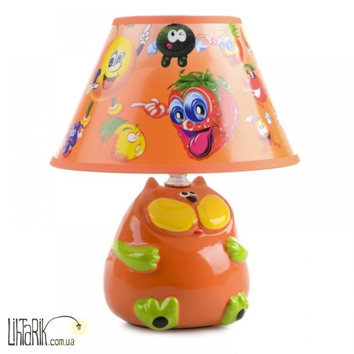 TP-018 E14 OR Настольная лампа для детской "Кот" (Brille 25-048)