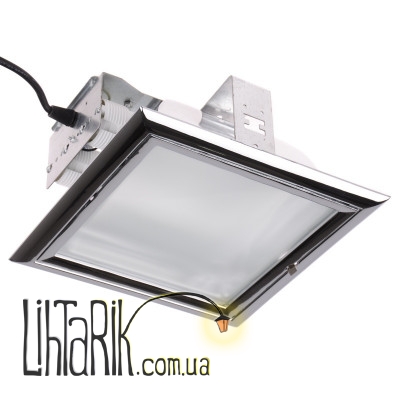 DL-10W/2x26W CHR/101 634 0103 SQR Потолочный встроенный светильник (Brille 166041)