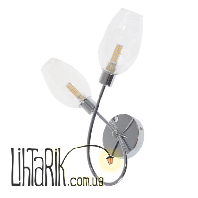 LK-659W/2 G9 CH бра (29-121)