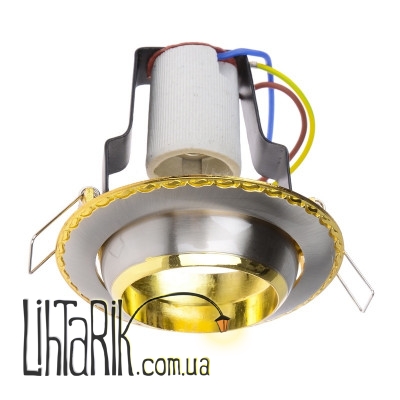 RO-50A SN/G светильник точечный поворотный (Brille 161240)