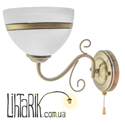 LK-570W/1 E27 AB бра (Brille 26-909)