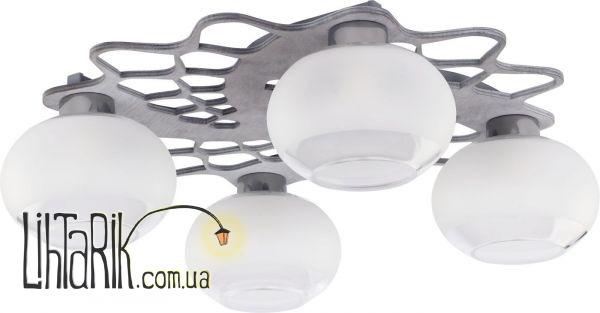 TK Lighting MEDUSA gray 4 plafon - 1734
