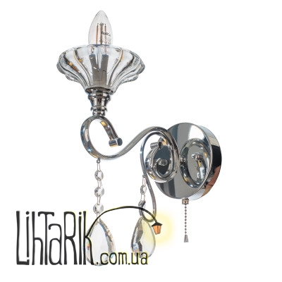 BCL-722W/1 E14 CH бра (Brille 29-054)