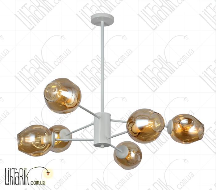 Levistella потолочна люстра 7526035-6 WH BR