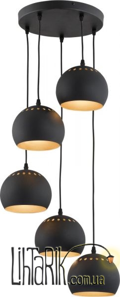 TK Lighting YODA black 5 подвес - 1824