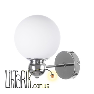 BL-312W/1 E27 WH Бра шар (Brille 26-304)