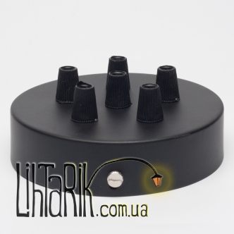 Levistella Потолочный крепеж черный на 6 отверстий