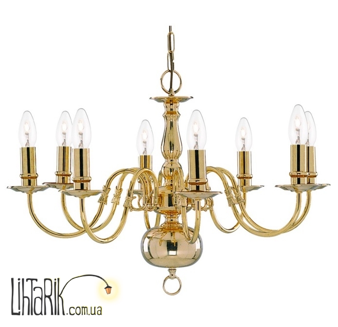 Люстра Searchlight FLEMISH 1019-8PB