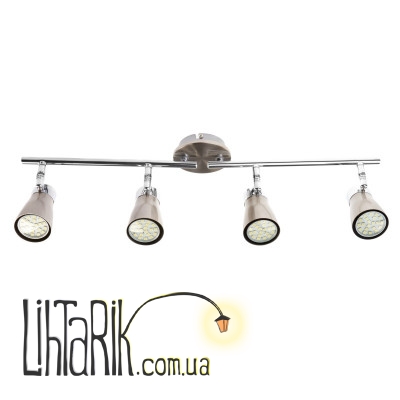 HTL-179/4 GU10 SN+CH светильник спот (Brille 26-709)