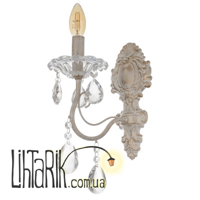 BCL-731W/1 E14 WH/G бра (Brille 29-070)