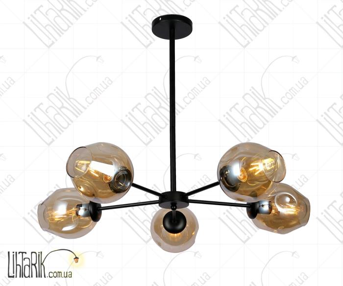 Levistella потолочна люстра 7526039-5 BK BR (7526039-5 BK+BR)