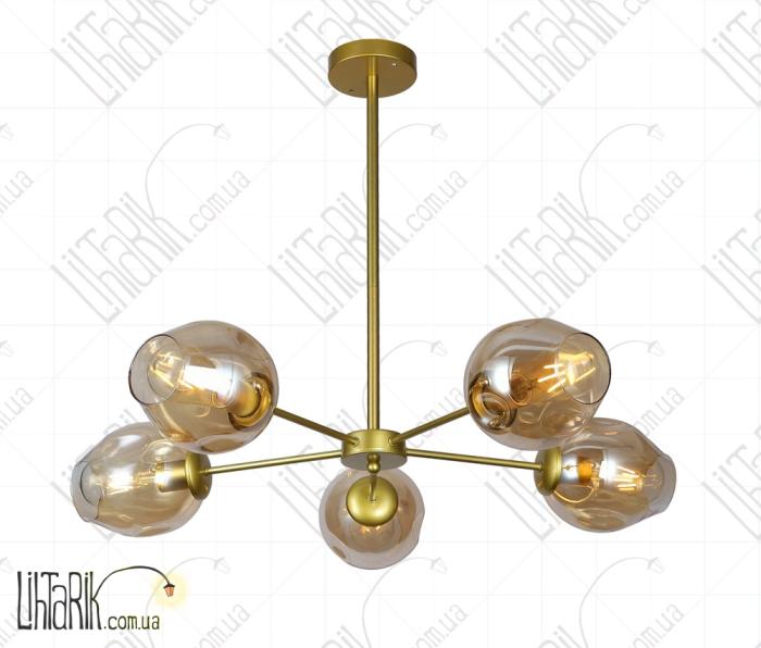 Levistella потолочна люстра 7526039-5 GD BR (7526039-5 GD+BR)