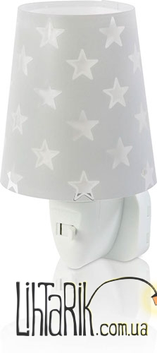 Детский ночник в розетку Dalber Stars Grey - 81215E
