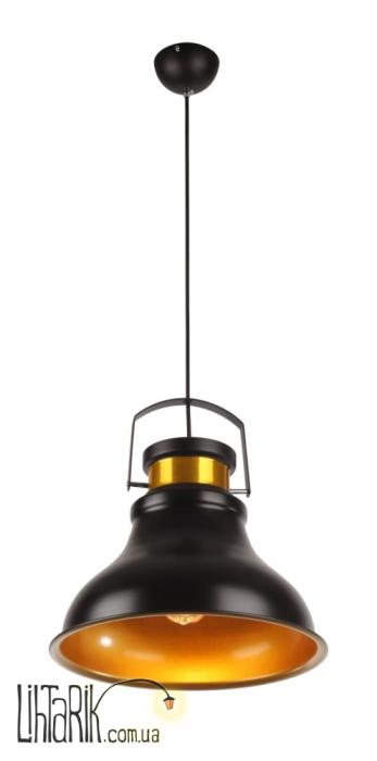 Auhilon Светильник подвесной SWEDEN 1p Czarny Zoto (MD1126-1 BG)