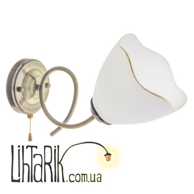 LK-601W/1 E27 AB бра (Brille 26-945)