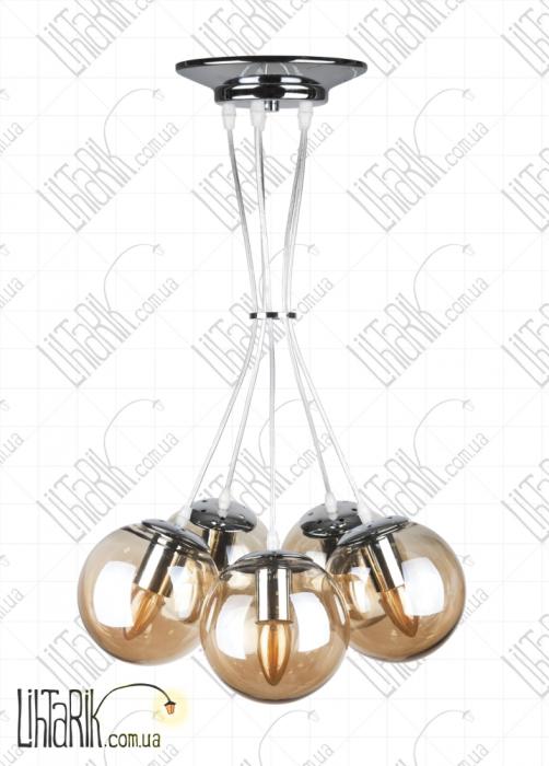 Levistella подвесная люстра 756PR150F-5 CR BR (756PR150F-5 CR+BR)