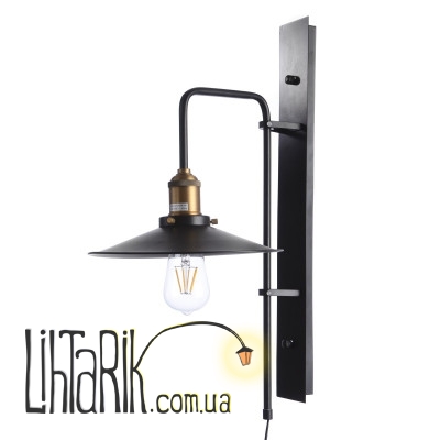 BL-275W/1 Е27 BK Бра Лофт (Brille 26-171)